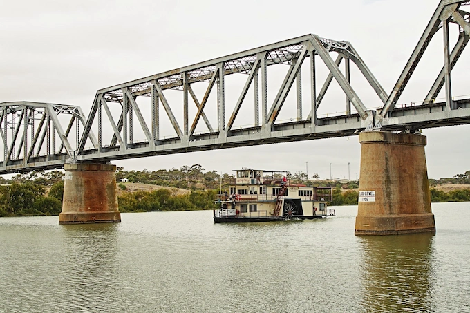 Murray River bridge near the Murrumbidgee region